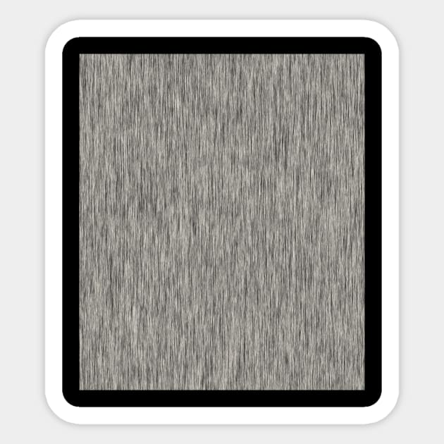 Noir rain - minimalist art - grey texture Sticker by ArtByMe